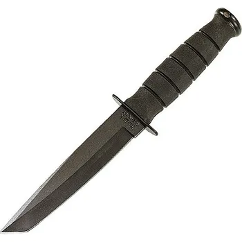 Bojový sport Ka-Bar Short Black Tanto, pevný nůž s pouzdrem KB1254