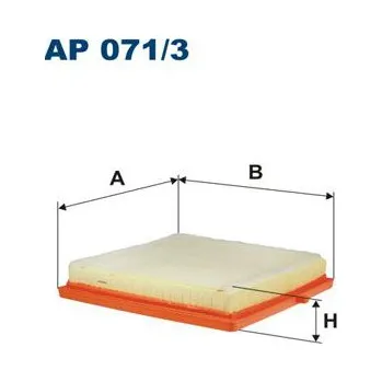 Autodíl Vzduchový filtr FILTRON AP 071/3