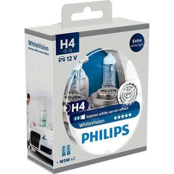 Autožárovka Philips H4 WhiteVision 12342WHVSM 12V