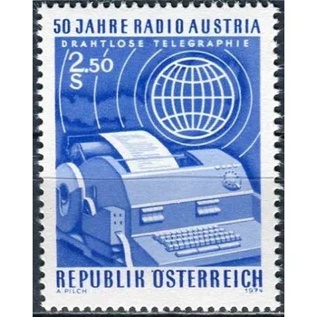 Poštovní známka (1974) MiNr. 1437 ** - Rakousko - 50 let rozhlasu Rakouska