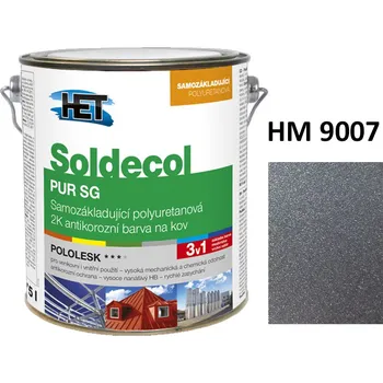 barva na kov Soldecol PUR SG METALLIC 2,5 L HM 9007 (cca RAL 9007)