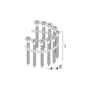 Sponkovačka KM REICH Vruty dřevo – dřevo TX25 5,0x60mm, 1250ks, KMR 10600454