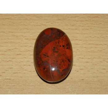 Drahý kámen Jaspis brekcie - Masážní kámen - mýdlo menší - kmm34