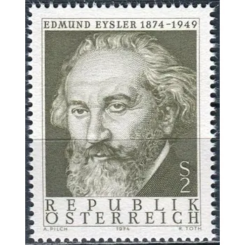 Poštovní známka (1974) MiNr. 1465 ** - Rakousko - 25. výročí úmrtí Edmund Eysler