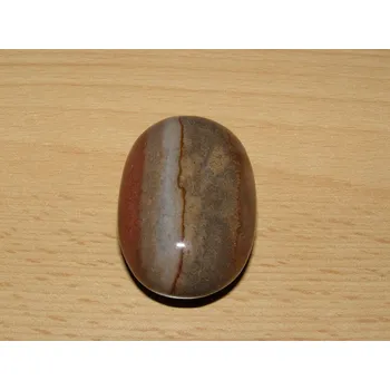 Drahý kámen Jaspis pestrý - Masážní kámen - mýdlo menší - kmm50