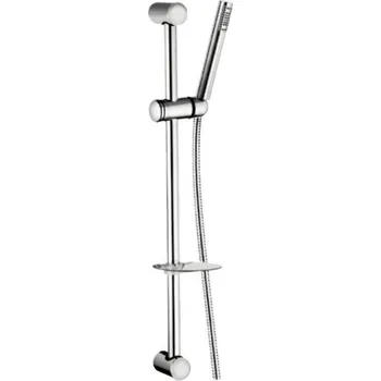 Sprchová hadice BACH, sprchová souprava, 1-polohová sprška, mýdelník, chrom