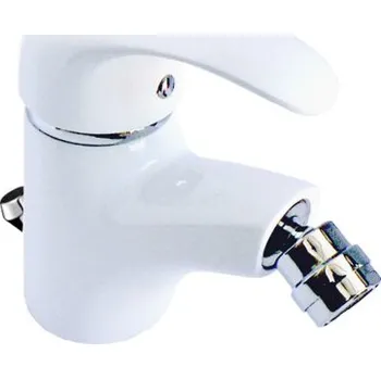 PERLA, bidetová stojánková baterie s uzávěrem sifonu, bílá - Sagittarius PRW 3119