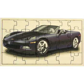 Puzzle Pelisport Dřevěné Puzzle Auto barevné