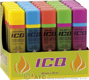 Příslušenství k zapalovači ICQ 10024 plyn do zapalovačů 18 ml 
