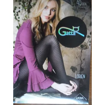 Dámské punčochy LORIEN 07 40den-punčochové kalhoty Gatta nero-černé