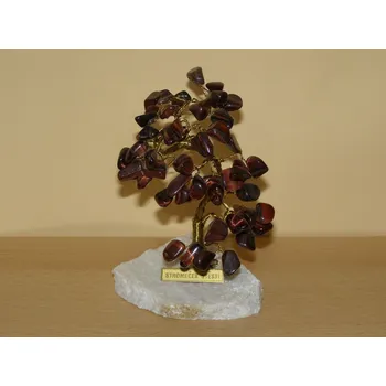 Drahý kámen Býčí oko - Stromeček štěstí střední - kss32