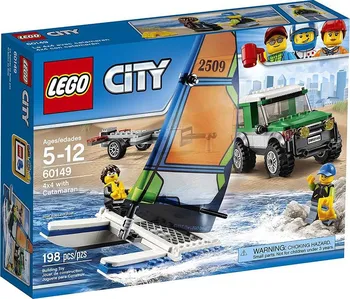 Stavebnice LEGO LEGO City 60149 4x4 s katamaránem