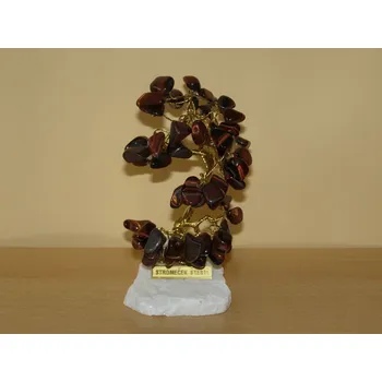 Drahý kámen Býčí oko - Stromeček štěstí střední - kss39