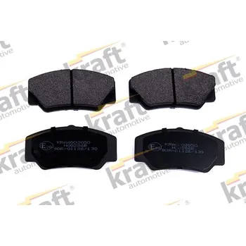 Brzdová destička Sada brzdových destiček, kotoučová brzda KRAFT AUTOMOTIVE 6002050