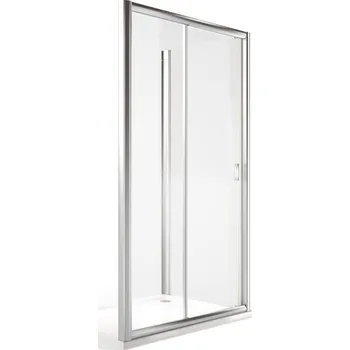 Roltechnik Obdélníkový sprchový kout MD2+MB - posuvné dveře a pevná stěna 140 cm 100 cm