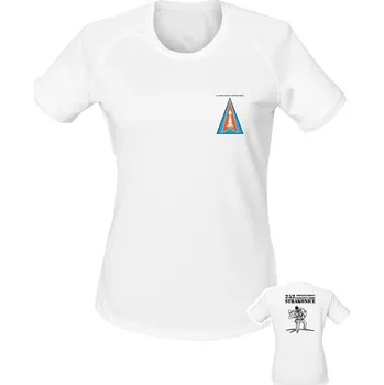 Dámské tričko Dámské funkční tričko 252. protiletadlový raketový oddíl - RBS-70 - bílá