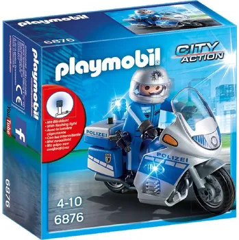 Stavebnice Playmobil Playmobil 6876 Motohlídka s majákem