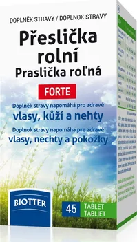 Přírodní produkt Biotter Přeslička rolní Forte 45 tbl.