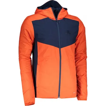 Salomon Drifter Mid Hoodie M Vivid Oran/Dress BL Běžecké oblečení Salomon Drifter Mid Hoodie M Vivid Oran/Dress BL