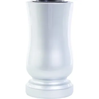 Váza Náhrobní váza Silver 27 x 14 cm