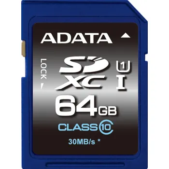 ADATA Premier SDXC 64 GB Class 10 UHS-I…