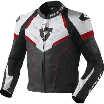 Moto bunda Revit Replica bunda bílá/červená