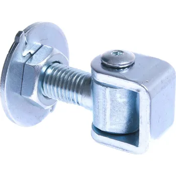 Pohon brány EU PAVM20 štelovací vratový pant k navaření, s otočnou maticí, M20