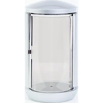 Smuteční dekorace Náhrobní lampa Silver 24 x 13 cm