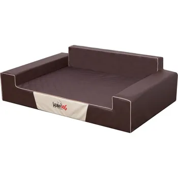 Pelíšek pro psa Pelech Glamour Dog Bed hnědý L