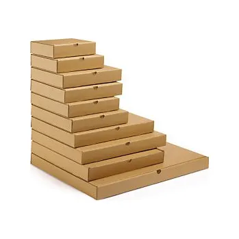 Obalový materiál Ploché poštovní krabice 290x290x50mm, hnědé, třívrstvá vlnitá lepenka (3VVL) - Balení po 50 ks