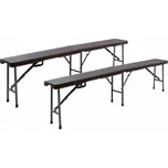 Garthen 43777 lavice 2 ks hnědá