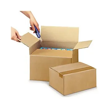 Karton Kartonová krabice Varia standard 305x215x80/170mm, výškovo nastaviteľná, automatické dno, klopová, třívrstvá vlnitá lepenka (3VVL) | RAJA - Balení po 25 ks