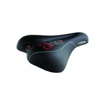 Sedlo na kolo Velo sedlo Plush Gel s dírou dámské