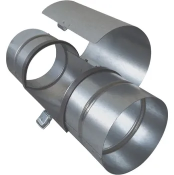 Kouřovod Revizní díl rovný, průměr 100, nerezový IVERR010