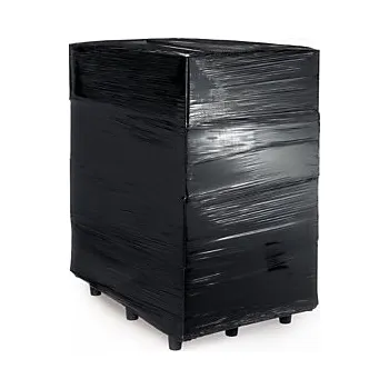 Potravinová fólie Stretch fólie šířka 500mm, délka 150m, černá, neprůhledná, tloušťka 23µm | RAJA - Balení po 6 ks