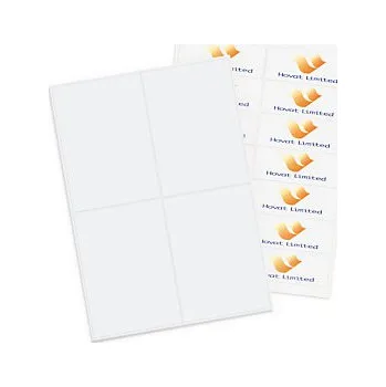 Speciální papír Univerzální print etikety 105x70mm, 8ks na listu, pravoúhlé | RAJA - Balení po 1 ks