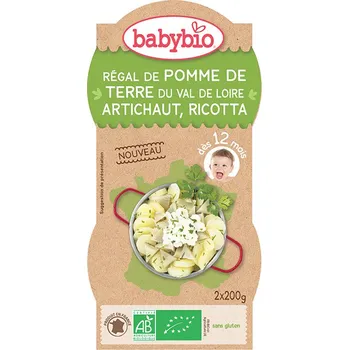 brambory s artyčoky a ricottou od 12. měsíce, 2x200g