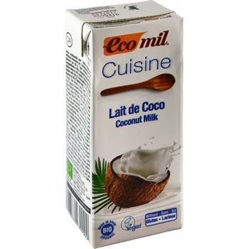 Rostlinné mléko Country Life EcoMil Kokosová smetana BIO 200 ml