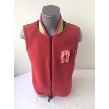 Dívčí vesta fleece 116,122, velikost 116, Barva Vínová, Složení materiálu 100%polyester