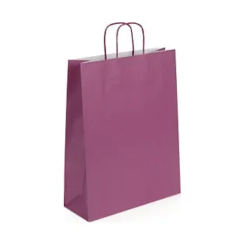 Dárková taška Dárkové papírové tašky UNO fialová, 320 x 400 x 120 mm - Balení po 1 ks