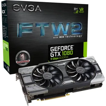 Grafická karta EVGA GeForce GTX 1080 FTW2 Gaming iCX 8GB (08G-P4-6686-KR)