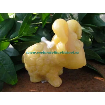 Svíčka Havlíček Svíčka ze včelího vosku Beránek 30g