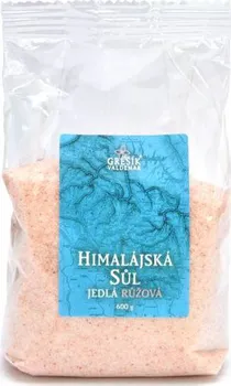 Kuchyňská sůl Grešík Sůl Himalájská jedlá růžová 600 g