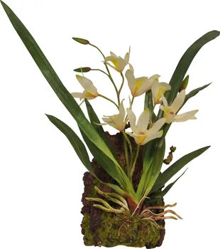 Dekorace do terária Lucky Reptile Jungle Plants závěsná orchidej 20 x 30 cm bílá 