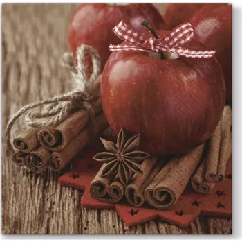 Papírový ubrousek Ubrousky SDL073200 Vánoční jablíčko [20 ks]