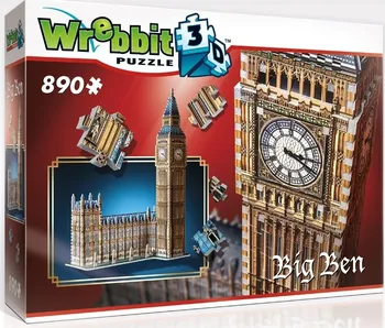 3D puzzle Wrebbit Big Ben a Westminsterský palác 890 dílků