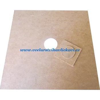 Podložka do úlu pod krmítko nebo výkluz sololitová (Sololitová deska pod krmítka nebo výkluz)