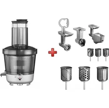 Příslušenství pro kuchyňský robot KitchenAid balíček s příslušenstvím 5KSM1JA + EMVSC + 5FPPC