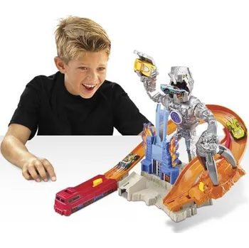 autodráha Mattel Hot Wheels Dráha Carzilla útočí