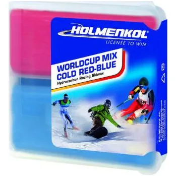 Sport Holmenkol World Cup Mix Cold červený-modrý 2x35g (Parafín -20° ~ -4°C)